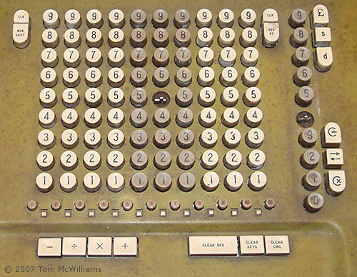 ANITA Mk 10 keyboard
